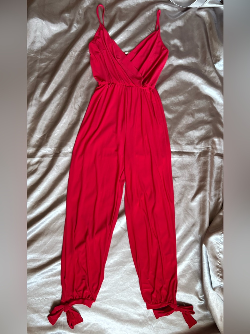 Rolla Coster Red Sleeveless Jumpsuit Size Medium